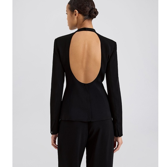 Black Solid & Striped's The Ronit Top -Noir - Picture 2 of 4